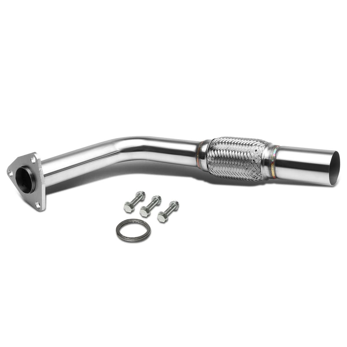 97-01 Toyota Flex Pipe 2.00" IN / 2.50" OUT 3-Bolt Flange+O2 Port