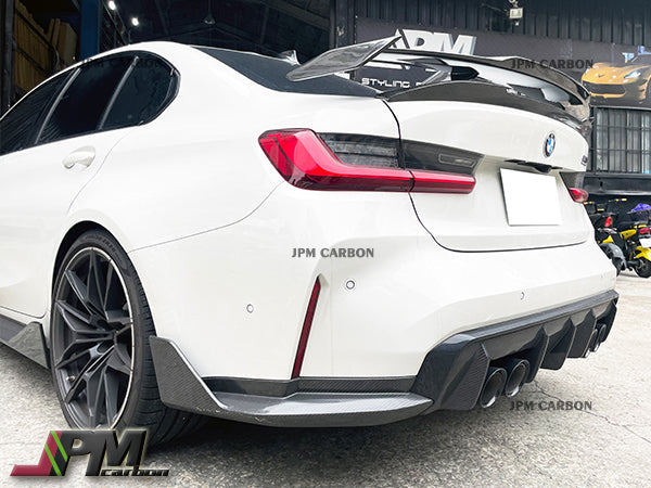 [JPMCarbon] MP Style Dry Carbon Trunk Spoiler Fits For 2020-2025 BMW G80 M3 & G82 M4