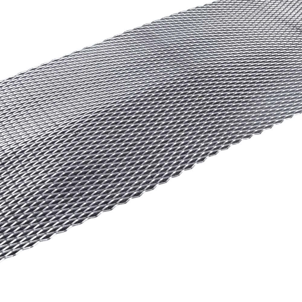 Universal Silver Grille Prismatic Mesh Diy Bumper Grill Kit