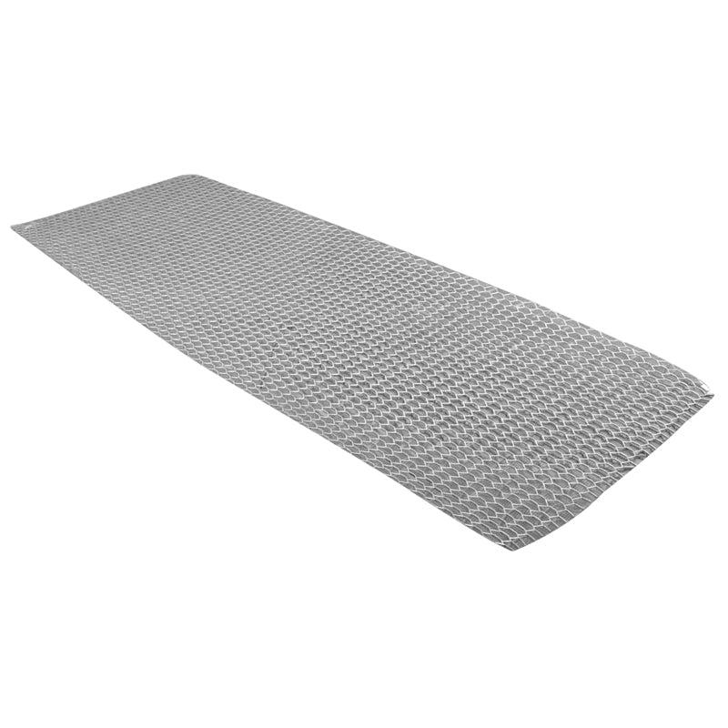 Universal Cellular Hexagon Silver Mesh Grill Bumper Grill Kit Aluminum
