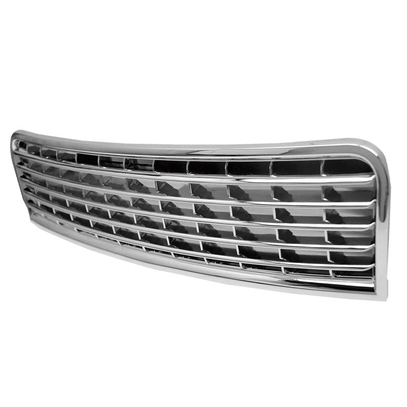 Fits 02-05 Audi A4 Chrome Hood Front Upper Grille - ABS