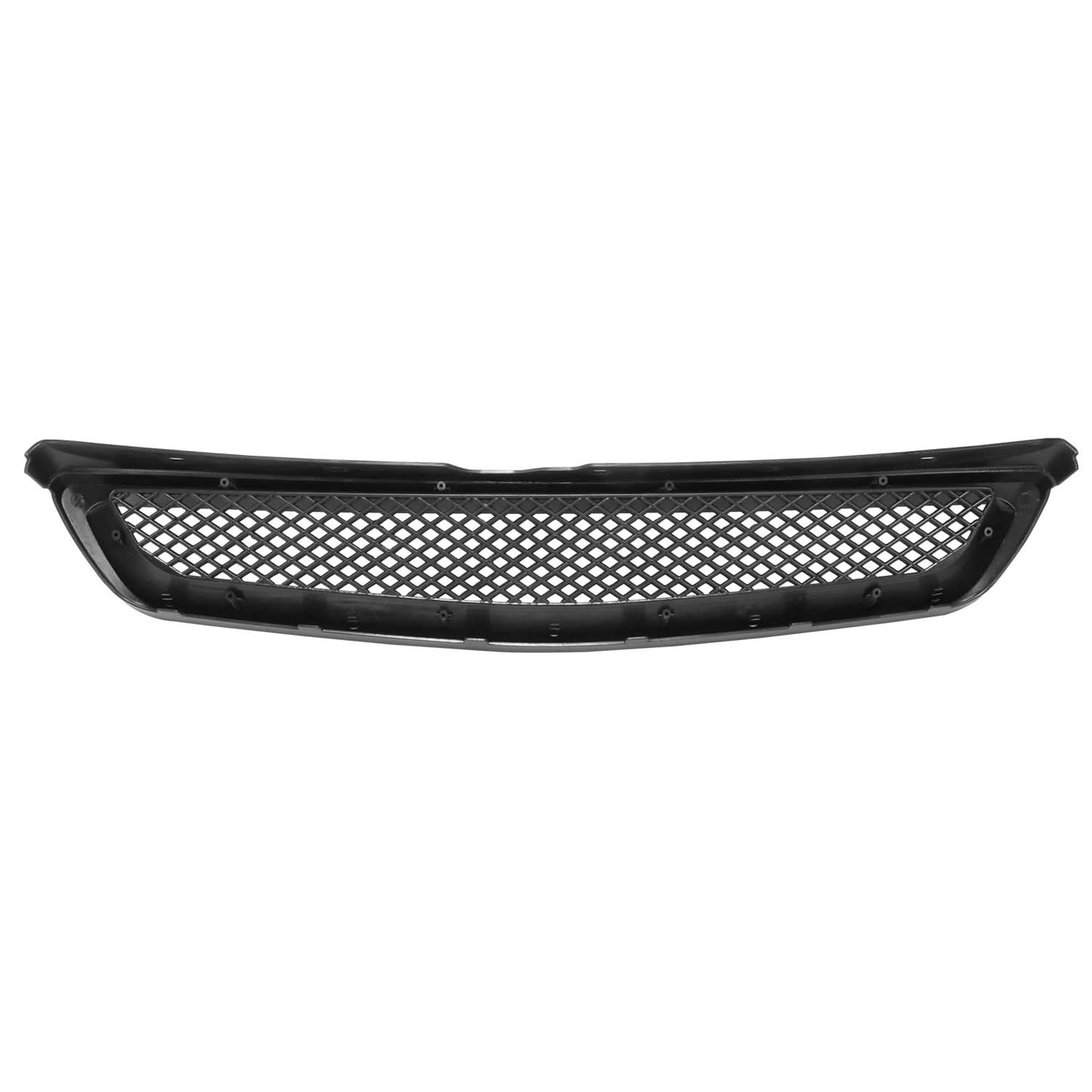 99-00 Honda Civic Diamond Mesh Style Front Upper Grille - ABS