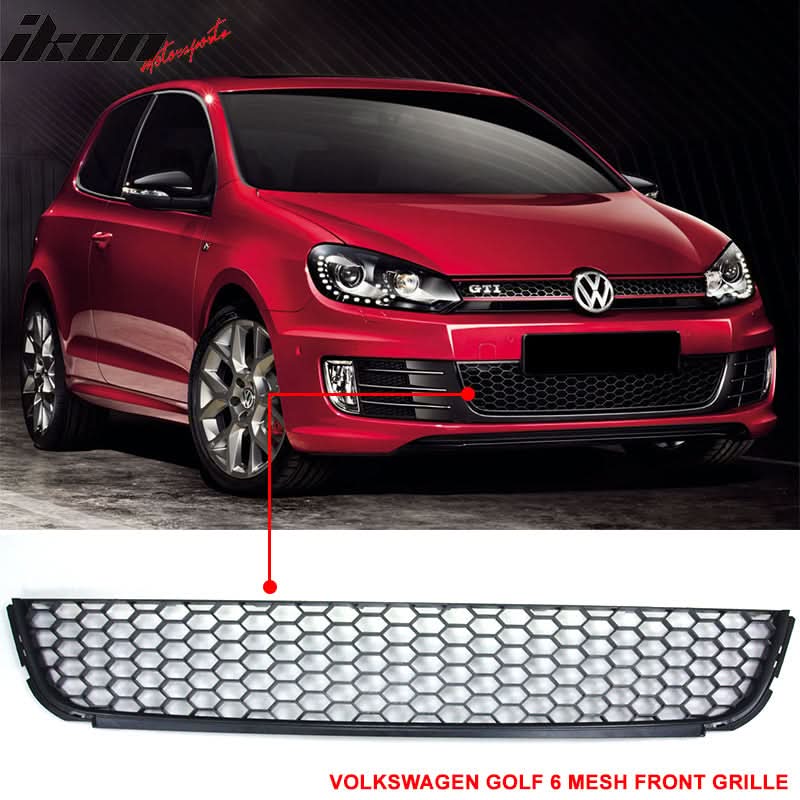 2010-2014 Volkswagen Golf MK6 Honeycomb GTI Chrome Trim Grille