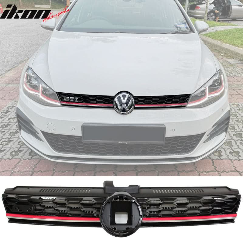 2017-2019 VW Golf MK7 7.5 GTI Front Bumper w/ Fog Lights Grille
