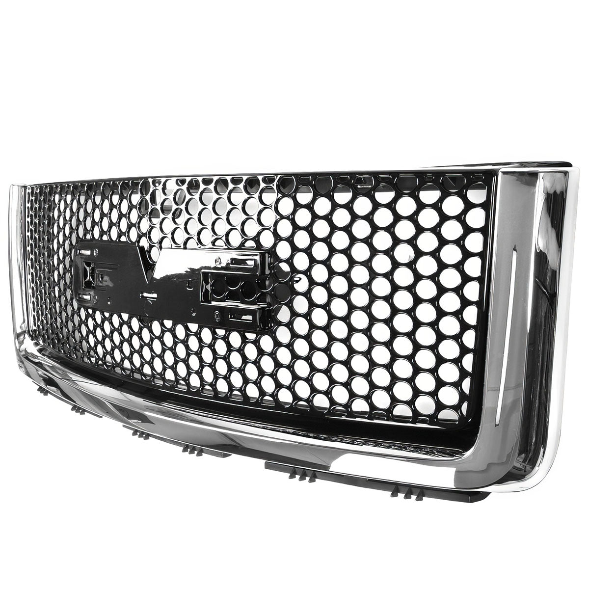 2007-2013 GMC Sierra 1500 Car Front Grille Upper Hood  Guards ABS