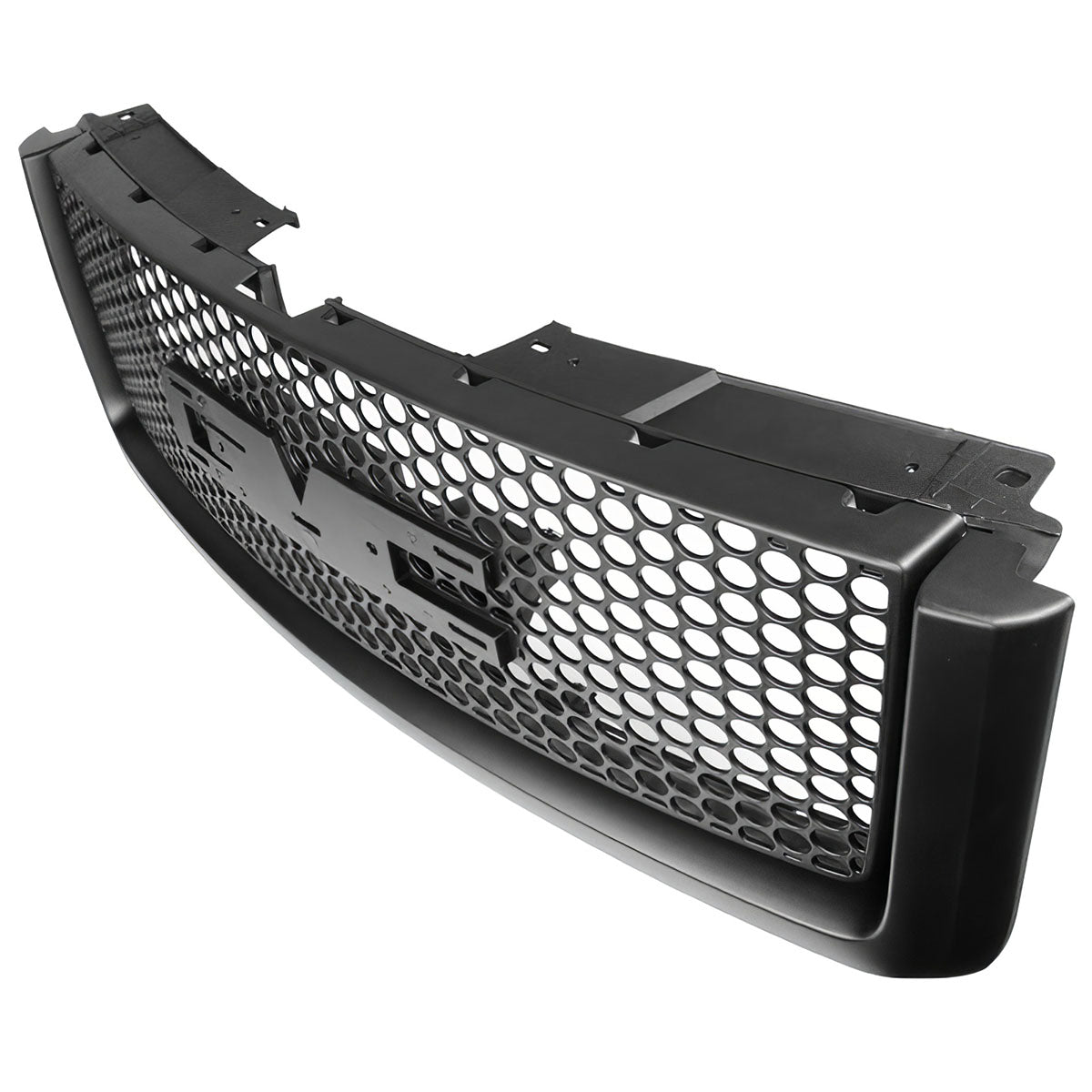 2007-2013 GMC Sierra 1500 Car Front Grille Upper Hood  Guards ABS