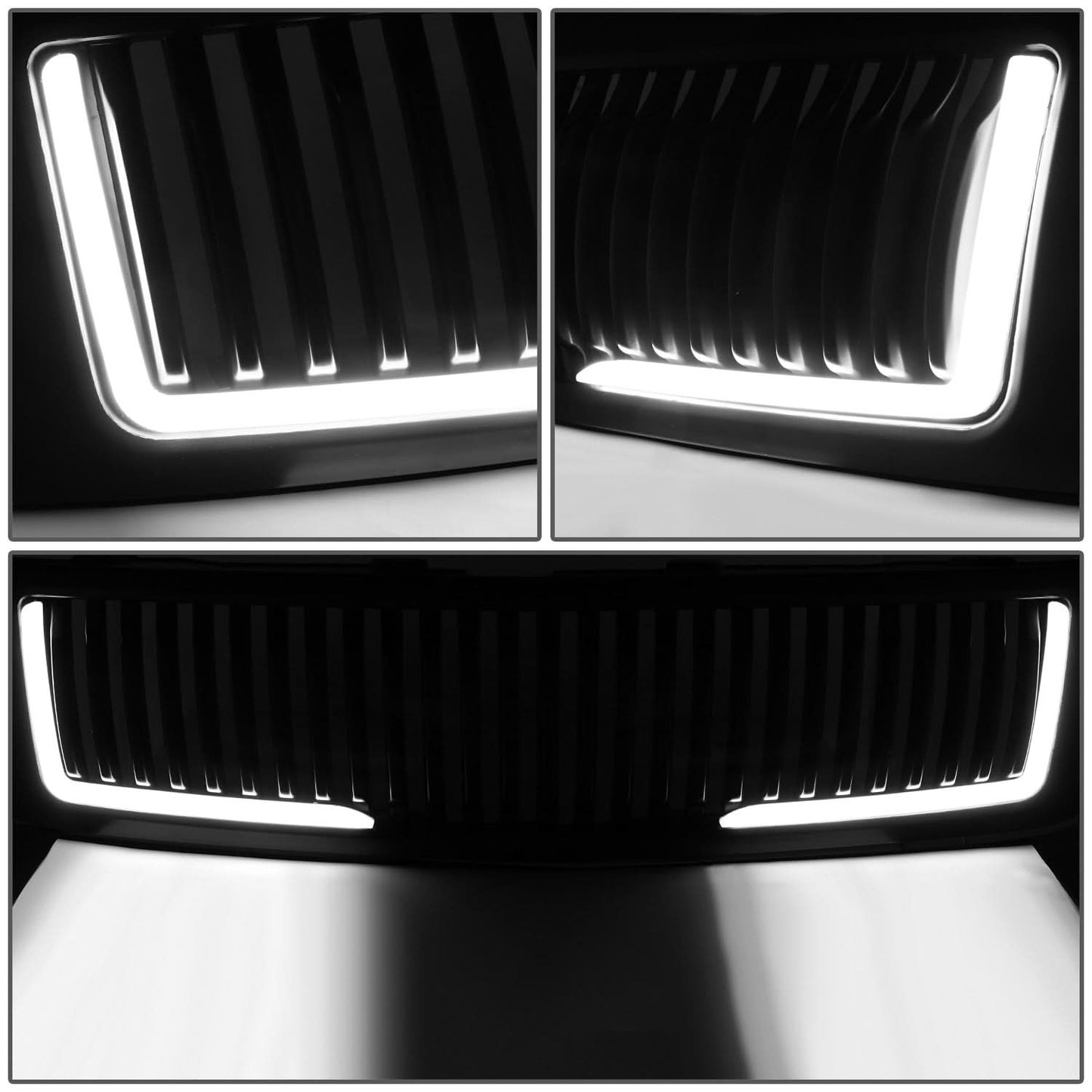 07-13 Chevrolet Silverado 1500 Vertical Slat Style LED Grille