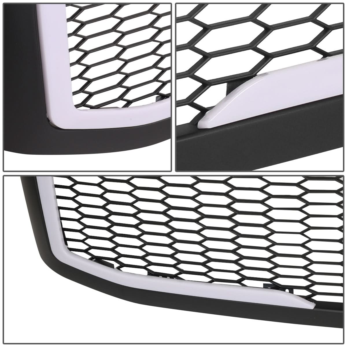 06-09 Dodge Ram Honeycomb Mesh Grille w/ LED DRL Lights