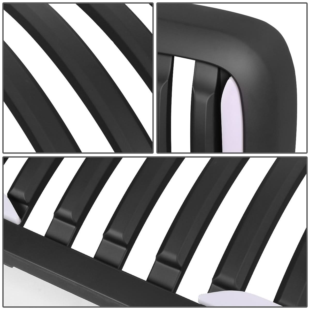 06-08 Dodge Ram 1500 / 06-09 Ram 2500 3500 Vertical Fence LED DRL Grille