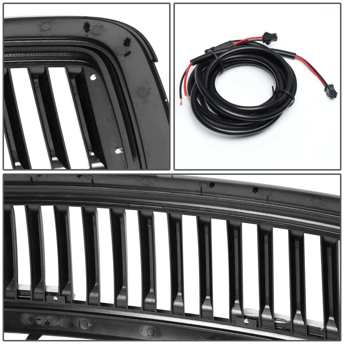 09-12 Dodge Ram 1500 Vertical Fence Style Grille w/ LED DRL Lights