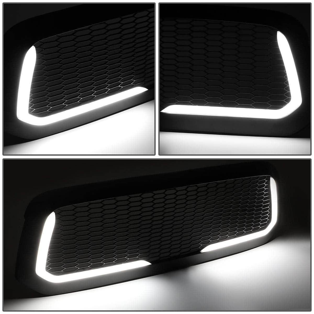 13-18 Dodge Ram 1500 Honeycomb Style LED DRL Grille