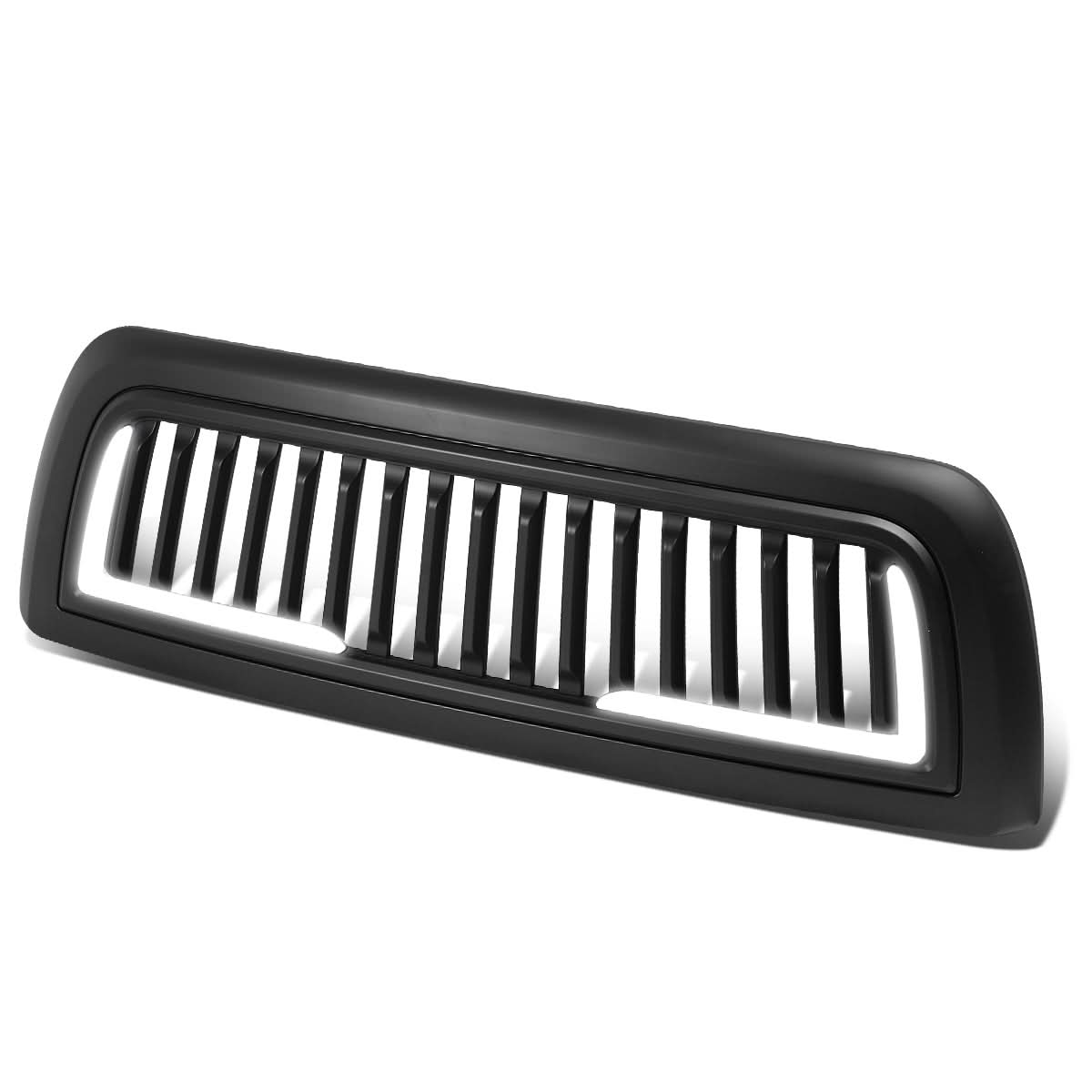 10-18 Dodge Ram 2500 3500 Vertical Fence Style LED DRL Grille Matte Black