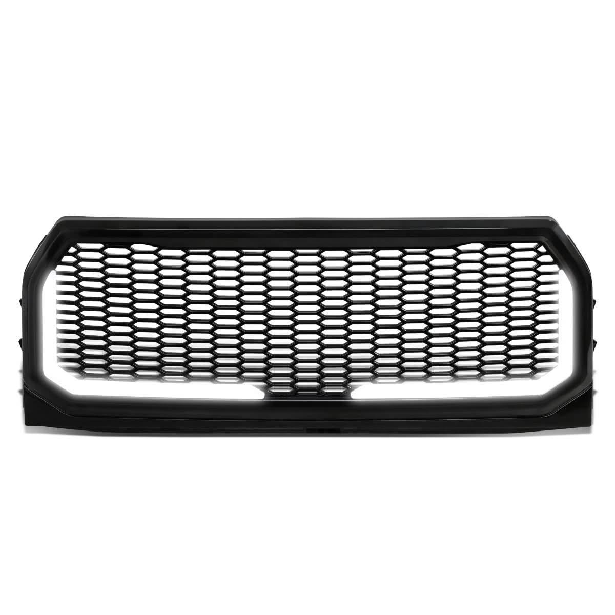 2015-2017 Ford F-150 Honeycomb Mesh Grille with LED DRL Lights