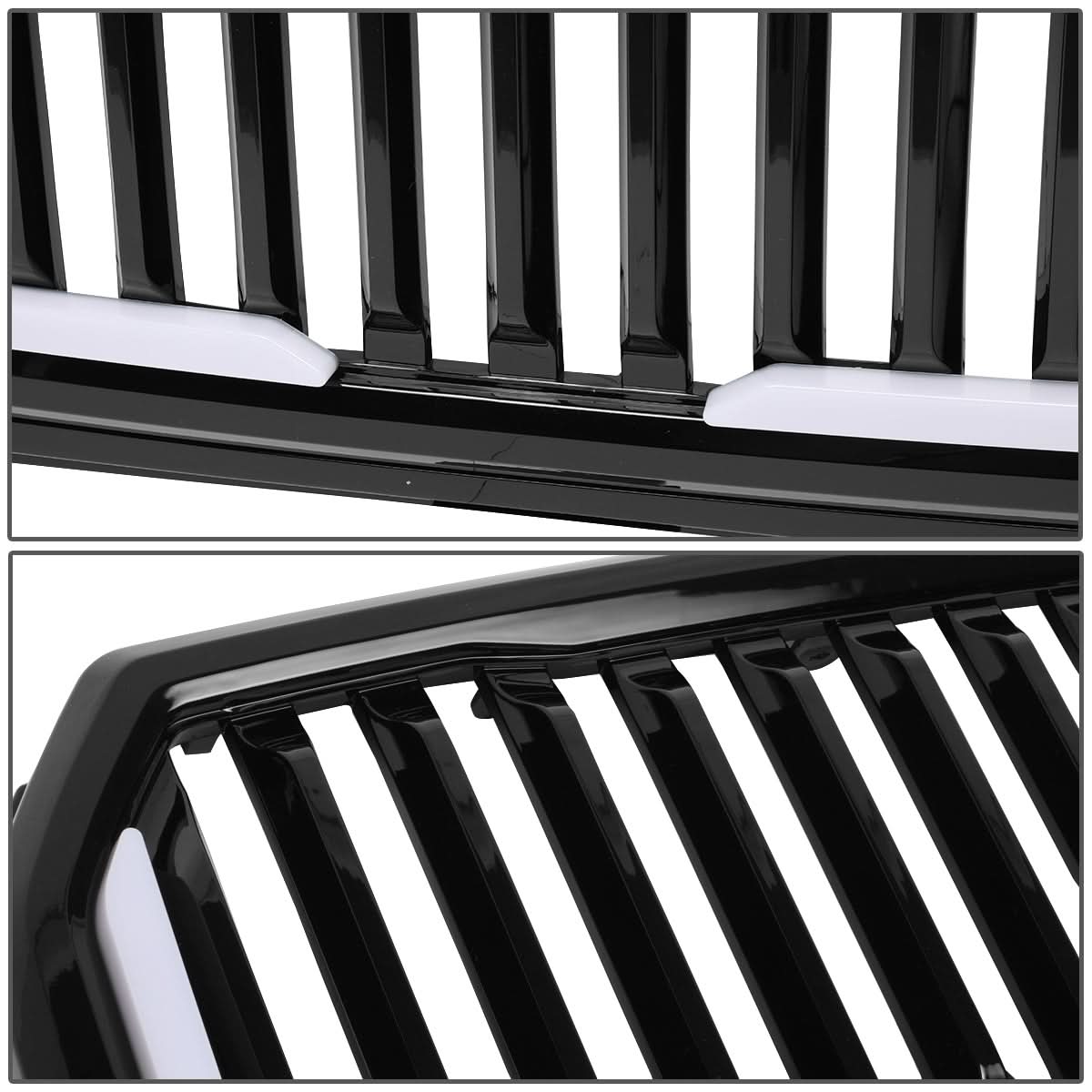 2015-2017 Ford F-150 Vertical Fence Style LED DRL Grille
