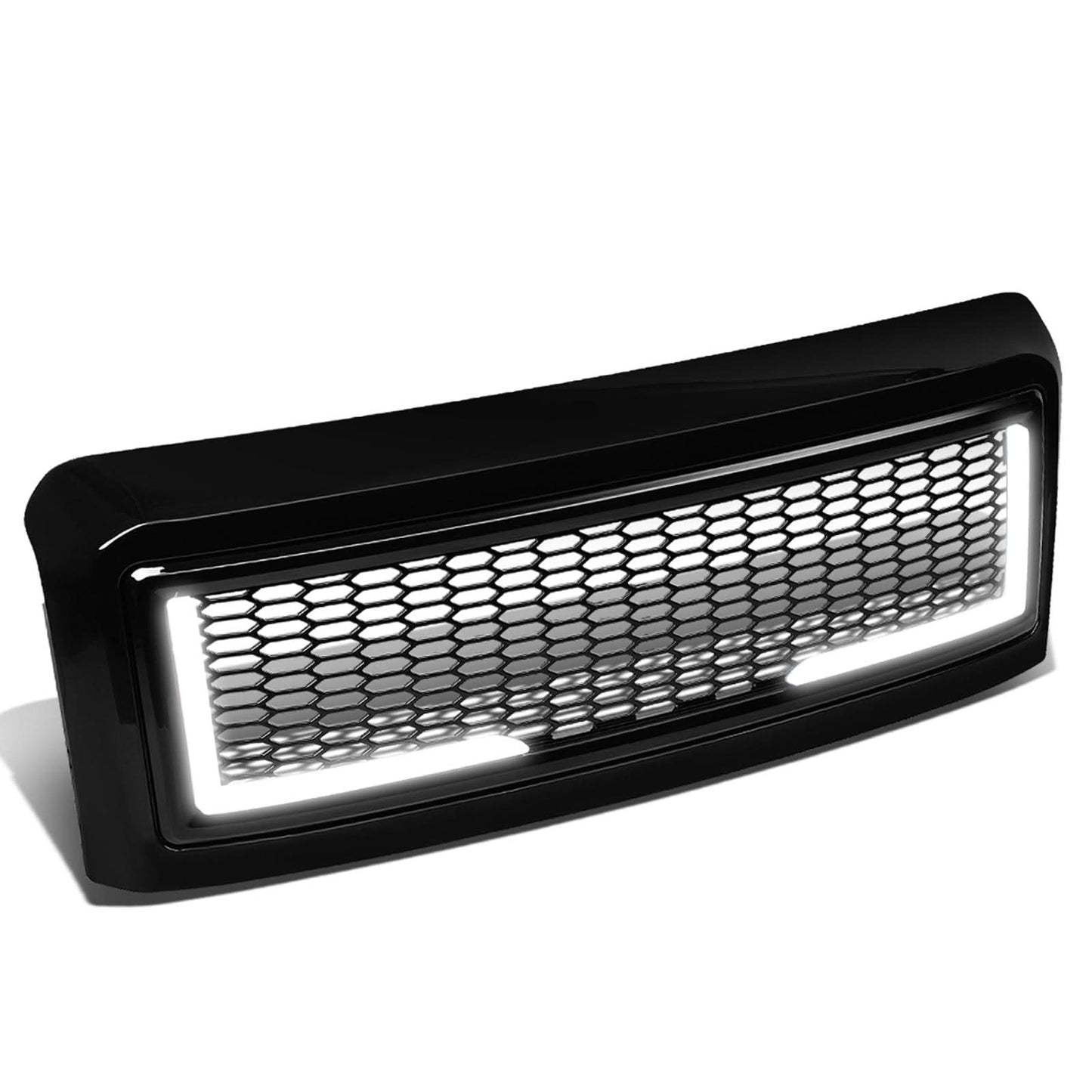 08-10 Ford F-250 F-350 F-450 F-550 Honeycomb Mesh Grille w/ LED DRL