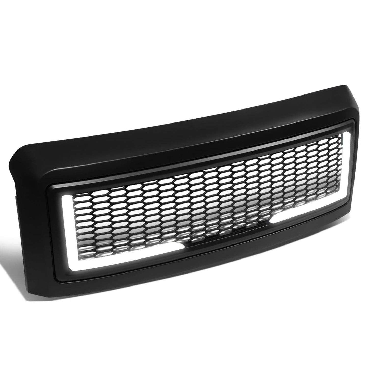 2008-2010 Ford F-250 F-350 F-450 F-550 Honeycomb Mesh Grille w/ LED DRL