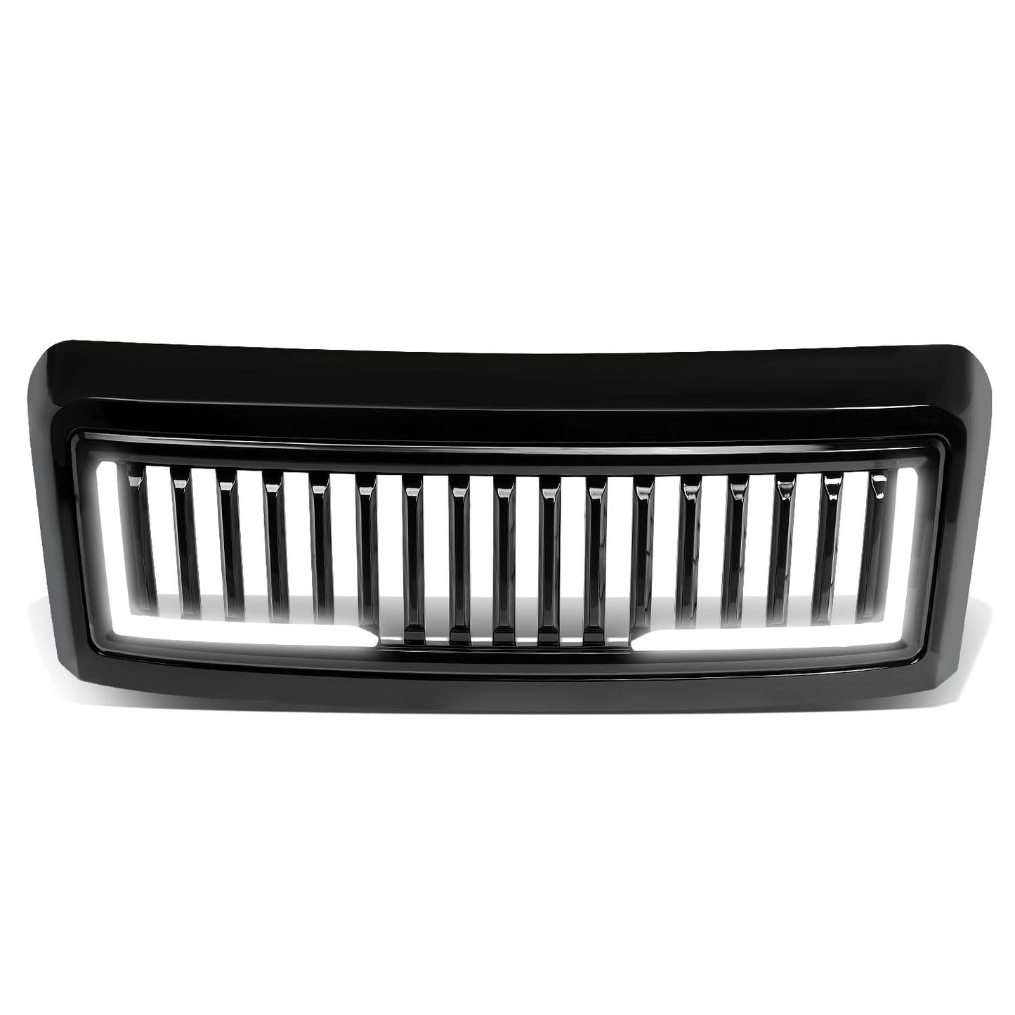 08-10 Ford F-250 F-350 F-450 F-550 Vertical Fence LED DRL Grille