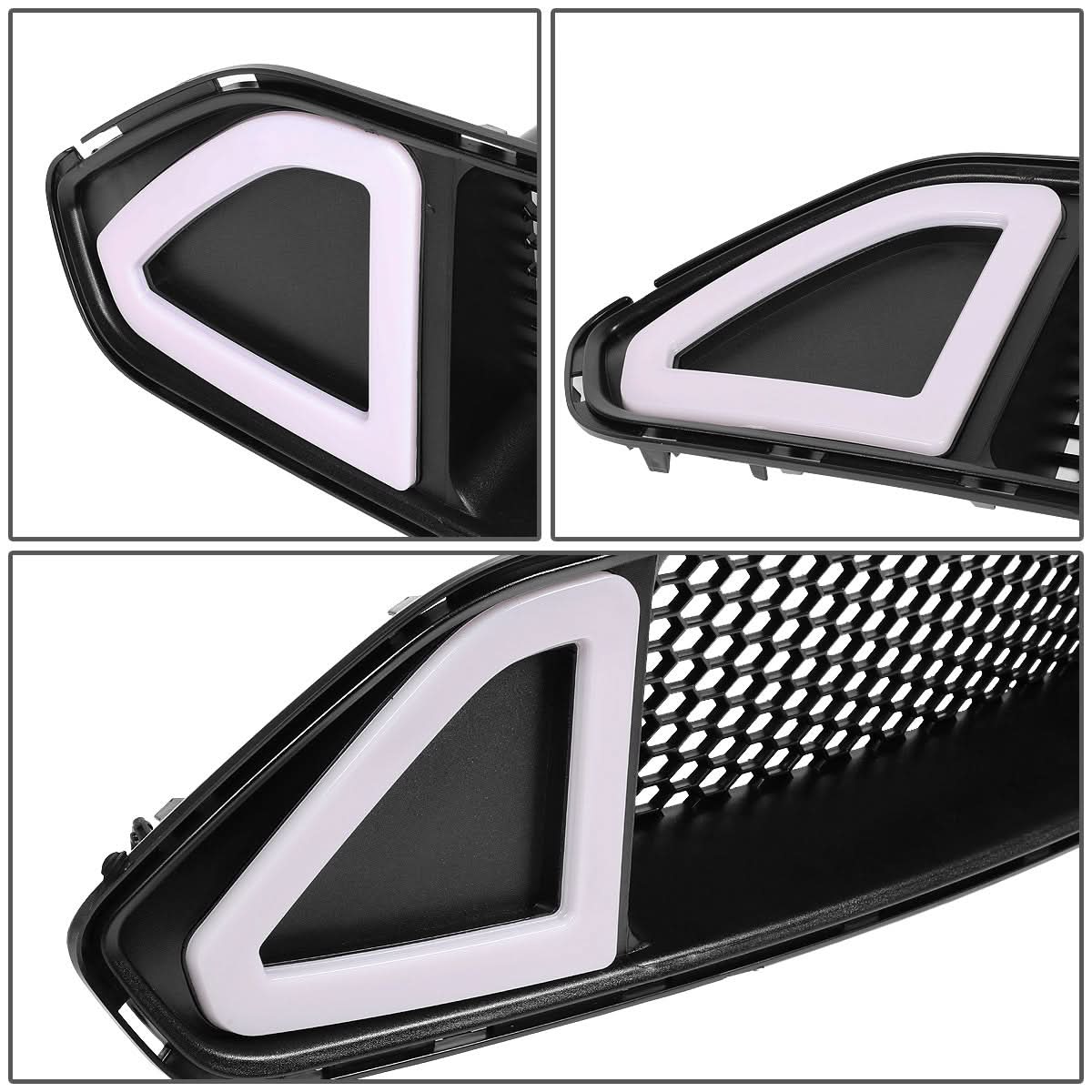 2018-2020 Ford Mustang Honeycomb Front Upper Grille with LED DRL