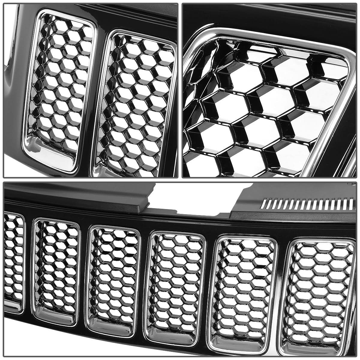 2014-2016 Jeep Grand Cherokee Honeycomb Mesh Grille w/ LED DRL