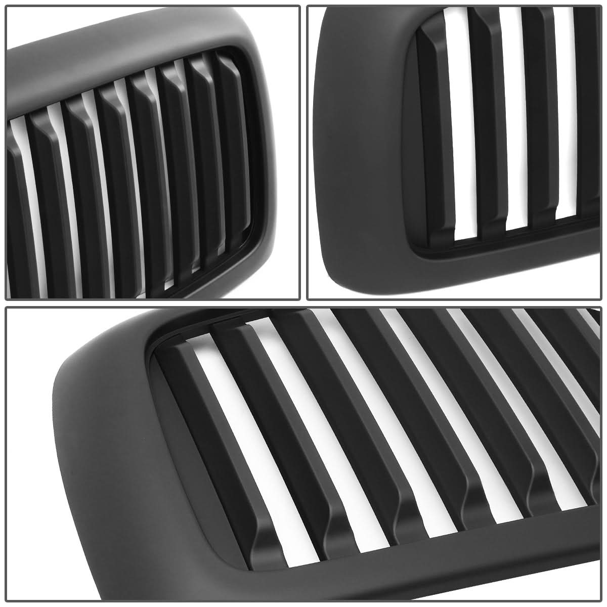 02-05 Dodge Ram 1500/2500/3500 Vertical Fence Style Grille - Matte Black