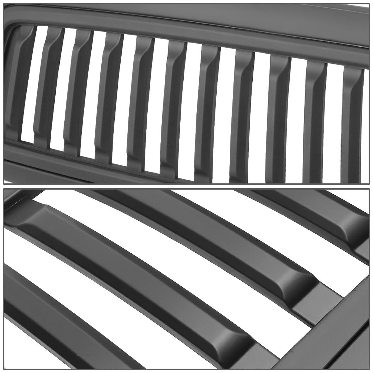 09-12 Dodge Ram Vertical Fence Style Front Grille - Matte Black