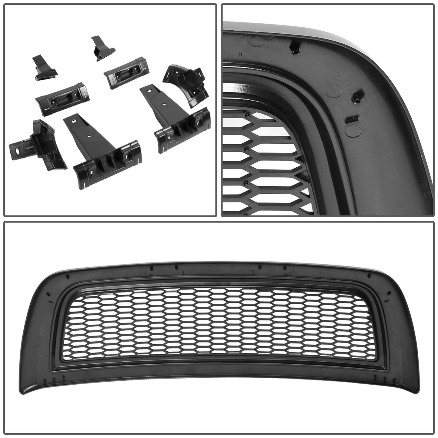 10-18 Dodge Ram 2500/3500 Honeycomb Mesh Front Grille - Black
