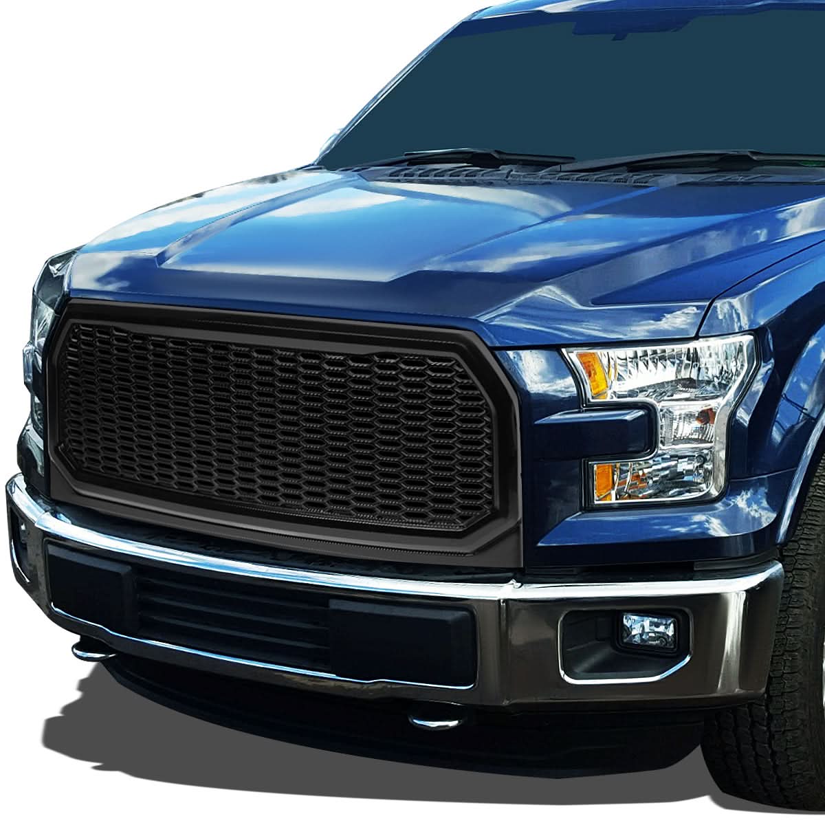 2015-2017 Ford F-150 Honeycomb Mesh Black Grille