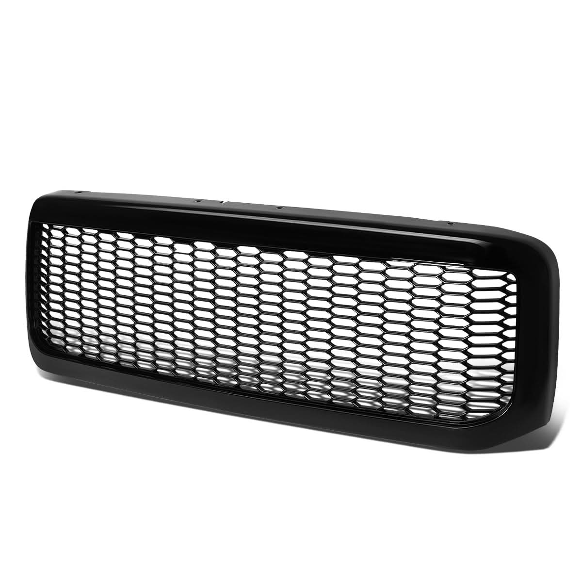 99-04 Ford F-250 F-350 F-450 F-550 Honeycomb Mesh Front Grille - Black