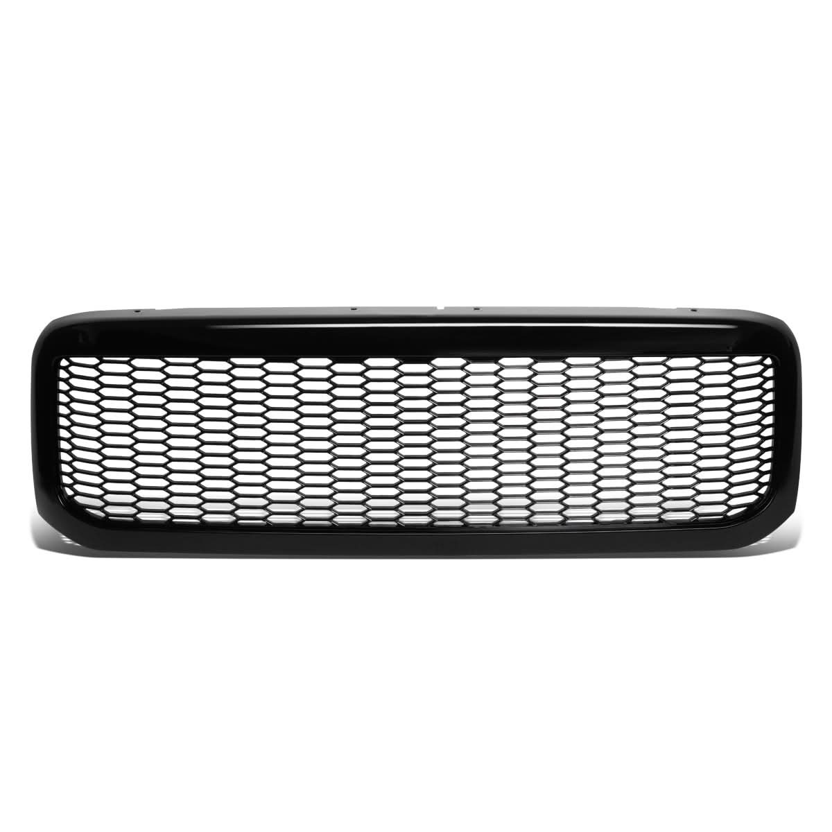 99-04 Ford F-250 F-350 F-450 F-550 Honeycomb Mesh Front Grille - Black
