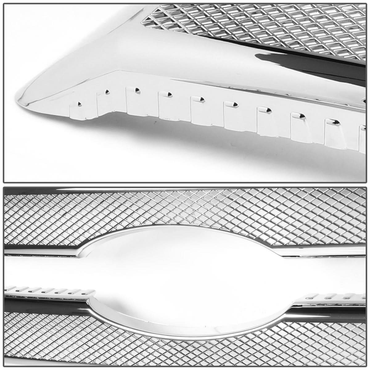 2011-2016 Ford F-250 F-350 Diamond Mesh Grille Overlay - Chrome