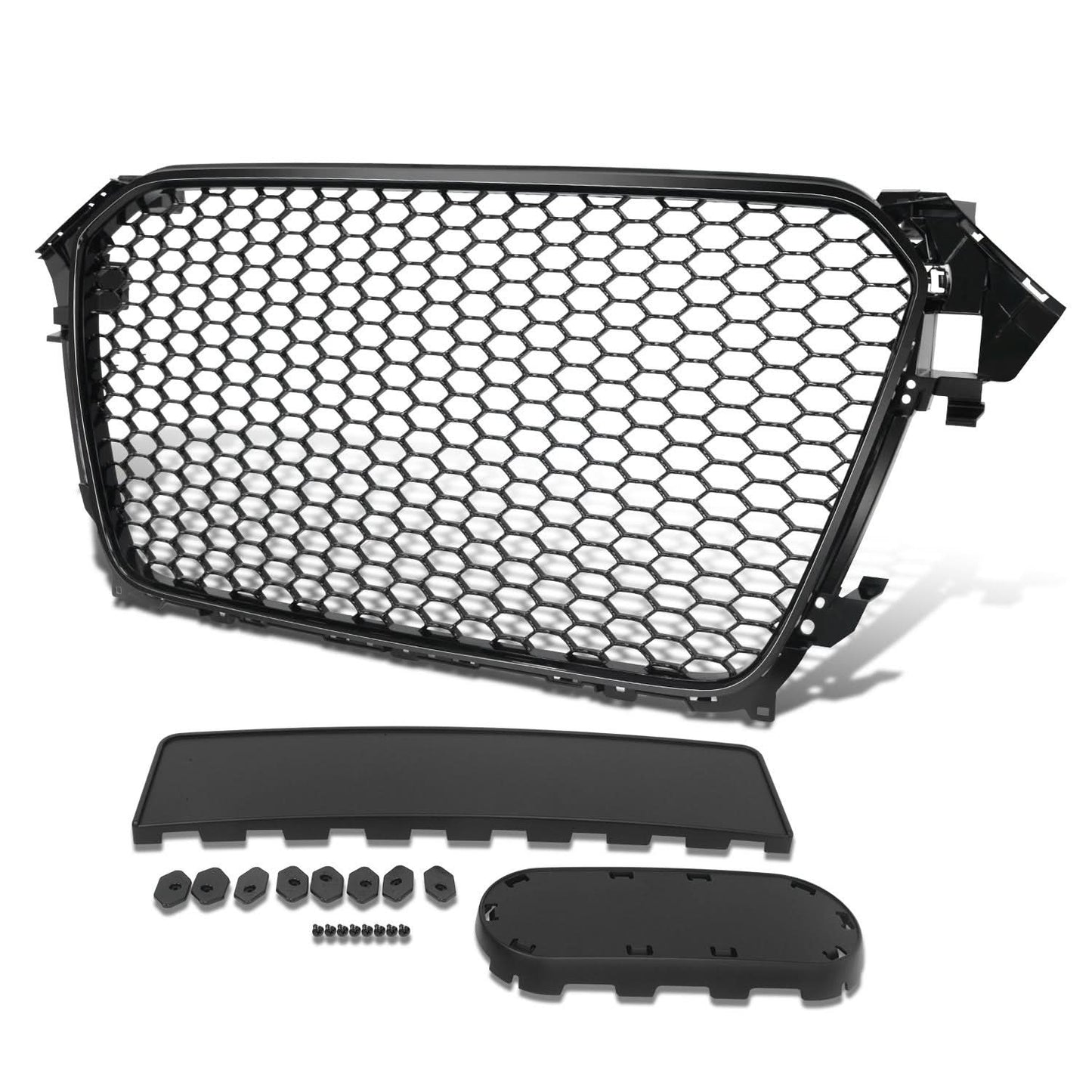 2013-2016 Audi A4 RS4 Style Front Grille Gloss Black