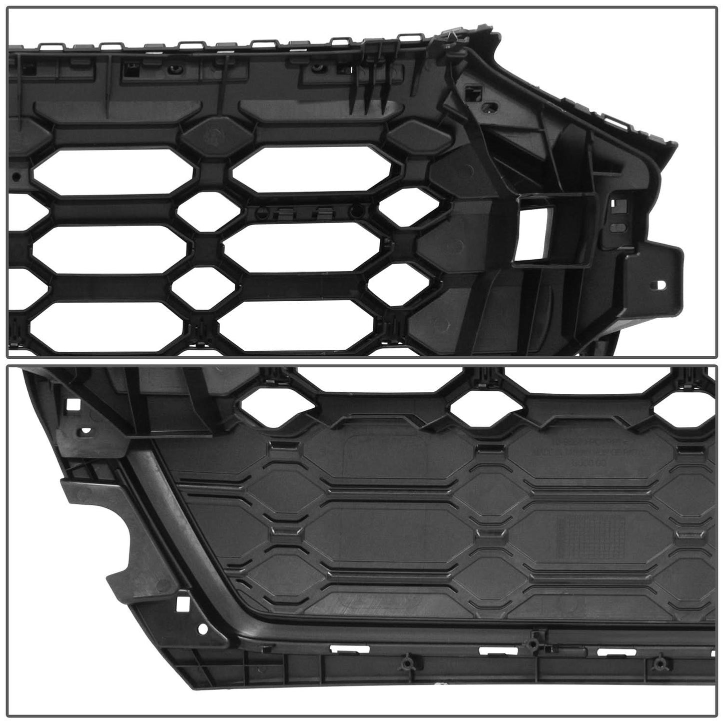 2021-2023 Audi Q5/SQ5 RS4 Style Grille with Camera Mount - Gloss Black