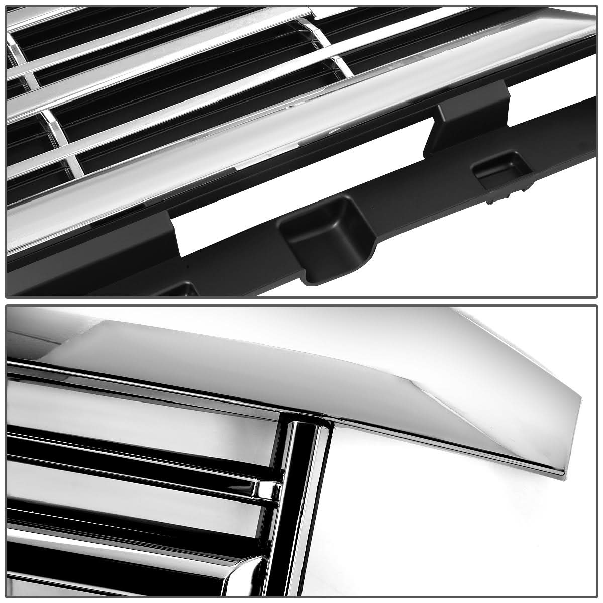 14-15 Chevrolet Silverado 1500 Horizontal Mesh Front Upper Grille - ABS
