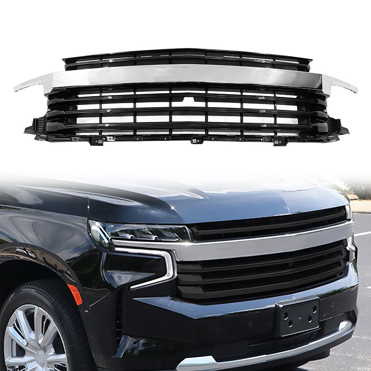 2021-2024 Chevy Tahoe Suburban Car Front Grille Guard Bumper Grill