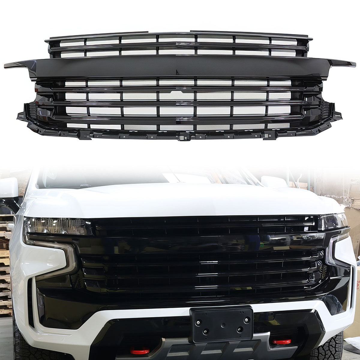 2021-2024 Chevy Tahoe Suburban Car Front Grille Guard Bumper Grill