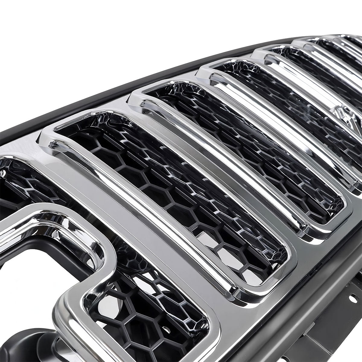 2021-2025 Ford Bronco Sport Grille Upper Guard Chrome Black Mesh Grill