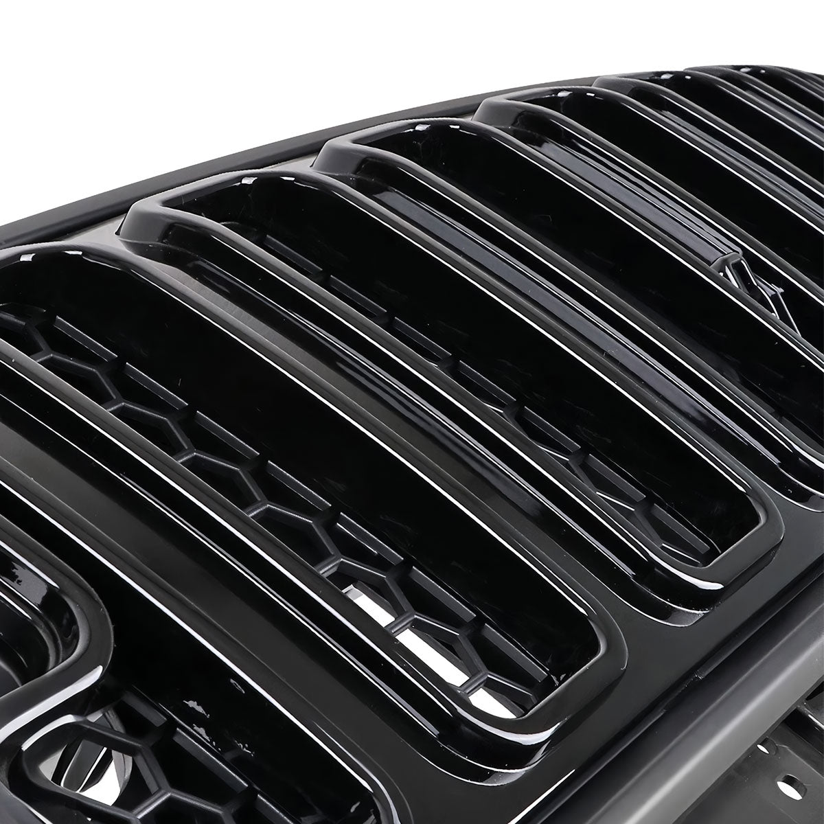 2021-2025 Ford Bronco Sport Grille Upper Guard Gloss Black Mesh Grill