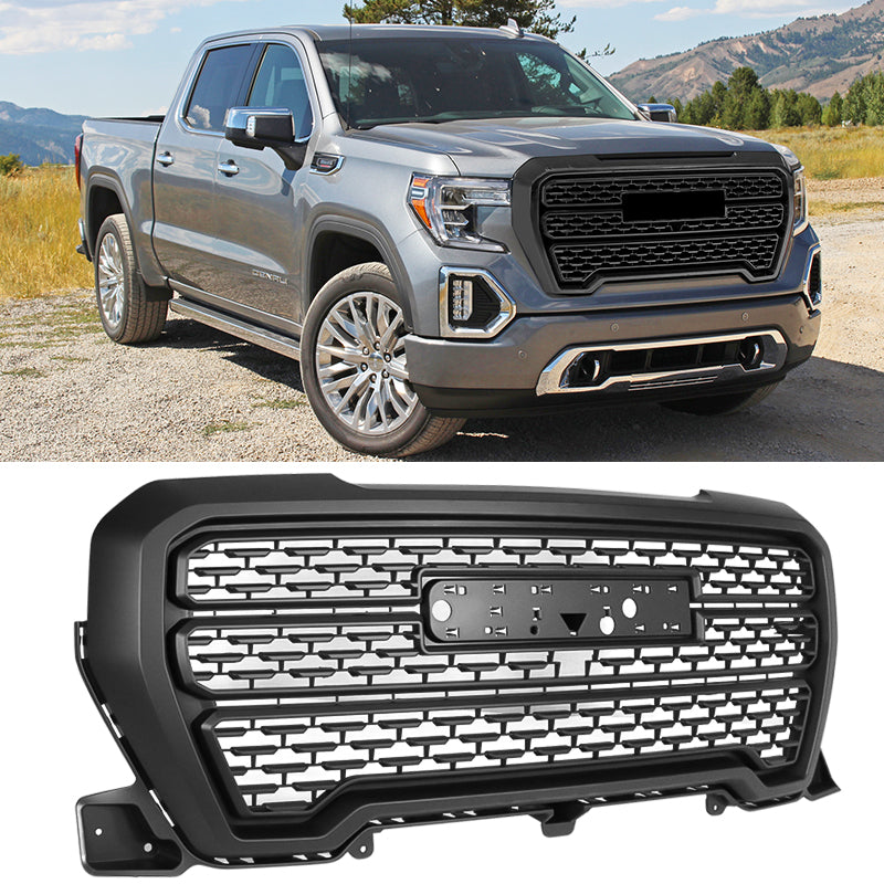 2019-2021 GMC Sierra 1500 Base SLE SLT Elevation Denali Hood Grille