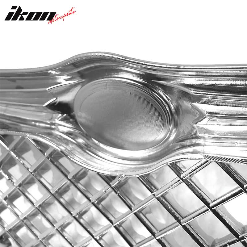 2004-2006 Chrysler Sebring Mesh Chrome Front Bumper Hood Grille ABS