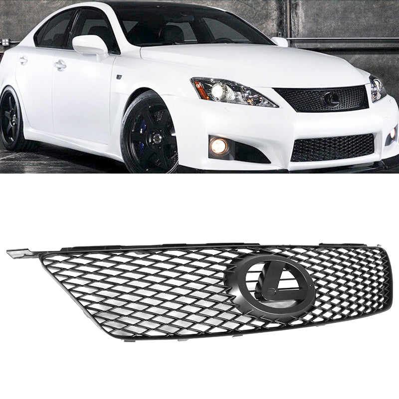 2006-2008 Lexus IS250 IS350 Grill Black Mesh Hood Grille ABS