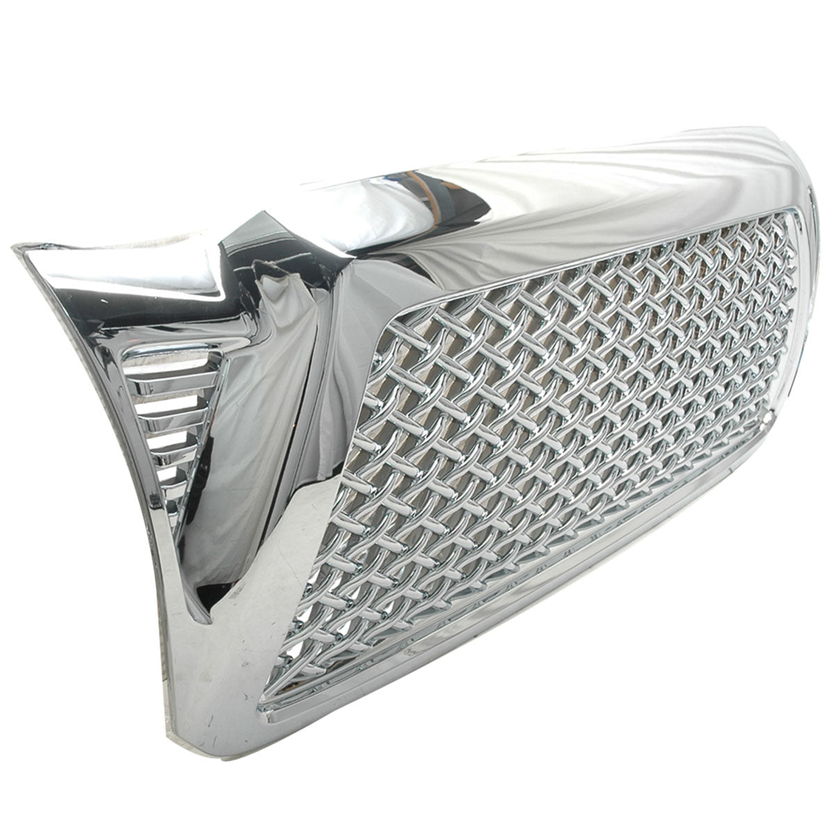 Fits 05-11 Tacoma Chrome Replacement Front Hood Bumper Mesh GrilleABS