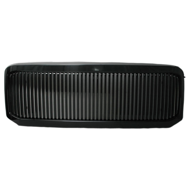 2005-2007 Ford Excursion F250 F350 Vertical Black Front Hood Grille