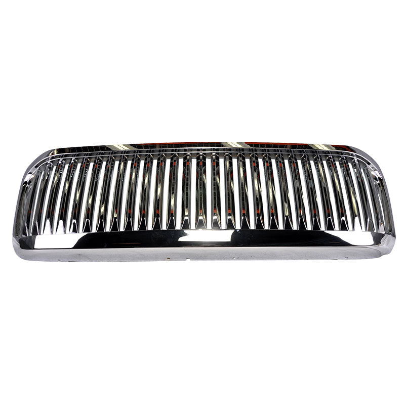 1999-2004Â Ford F250 F350 Excursion Vertical Hood Grill Grille Chrome