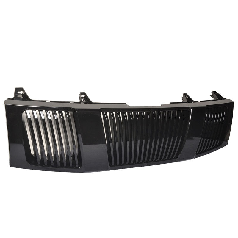 2004-2007Â Nissan Titan Front Hood Grille Vertical Style Black ABS