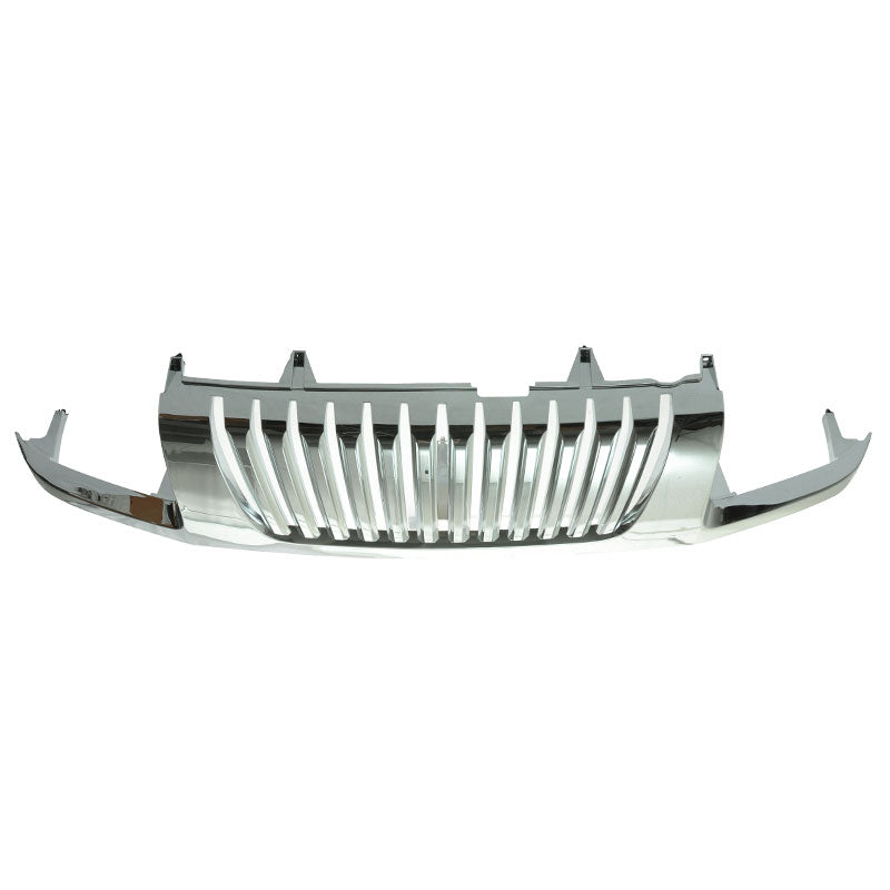 2002-2004 Nissan Xterra Vertical Chrome Front Bumper Hood Grille ABS