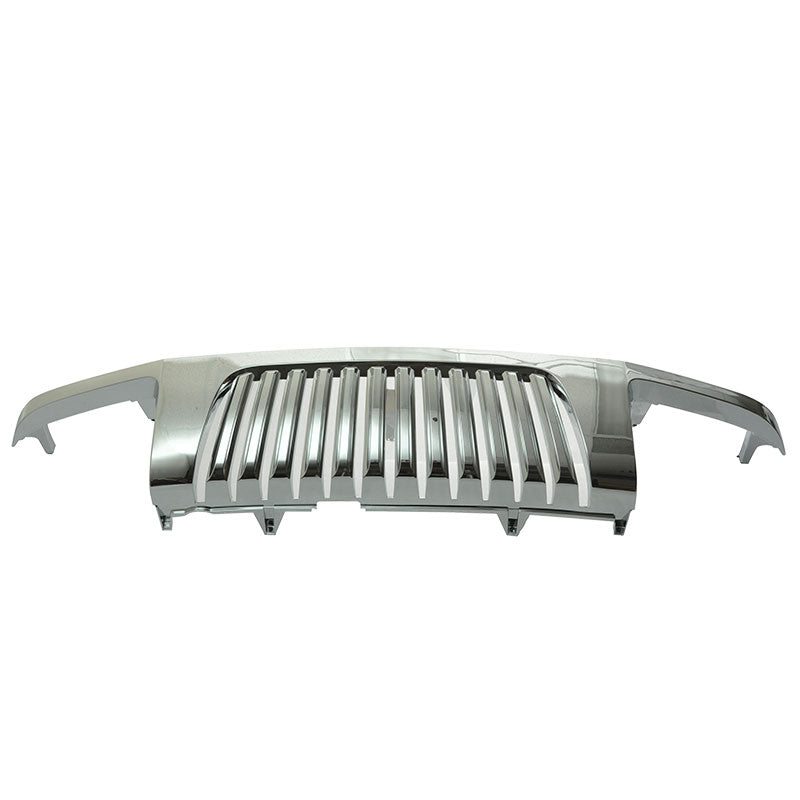 2002-2004 Nissan Xterra Vertical Chrome Front Bumper Hood Grille ABS