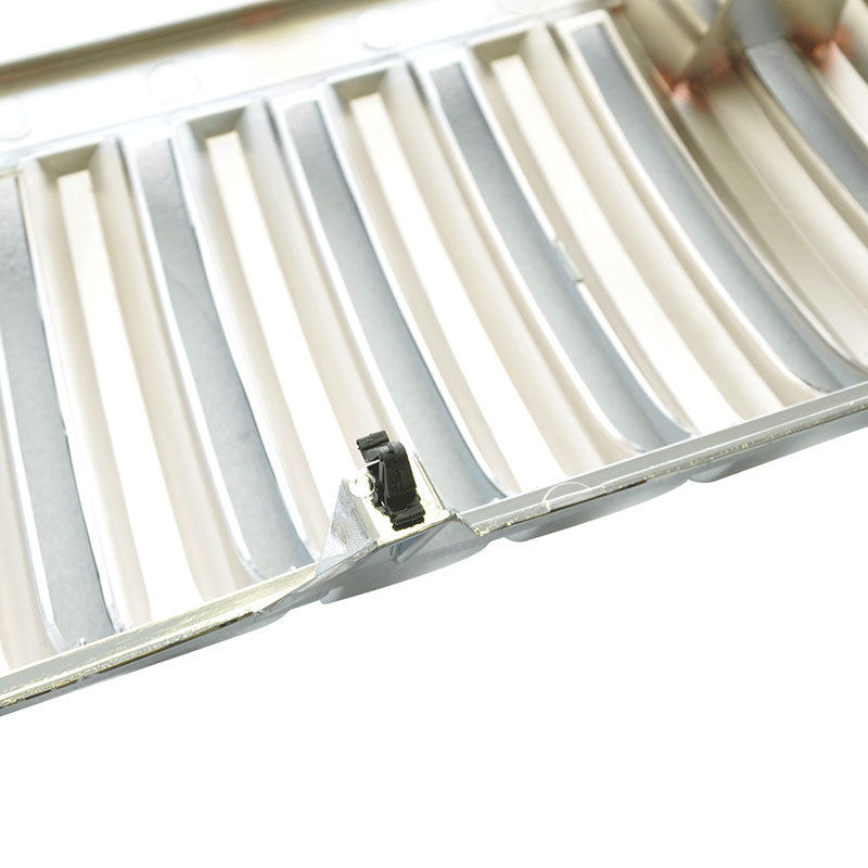 2002-2004 Nissan Xterra Vertical Chrome Front Bumper Hood Grille ABS