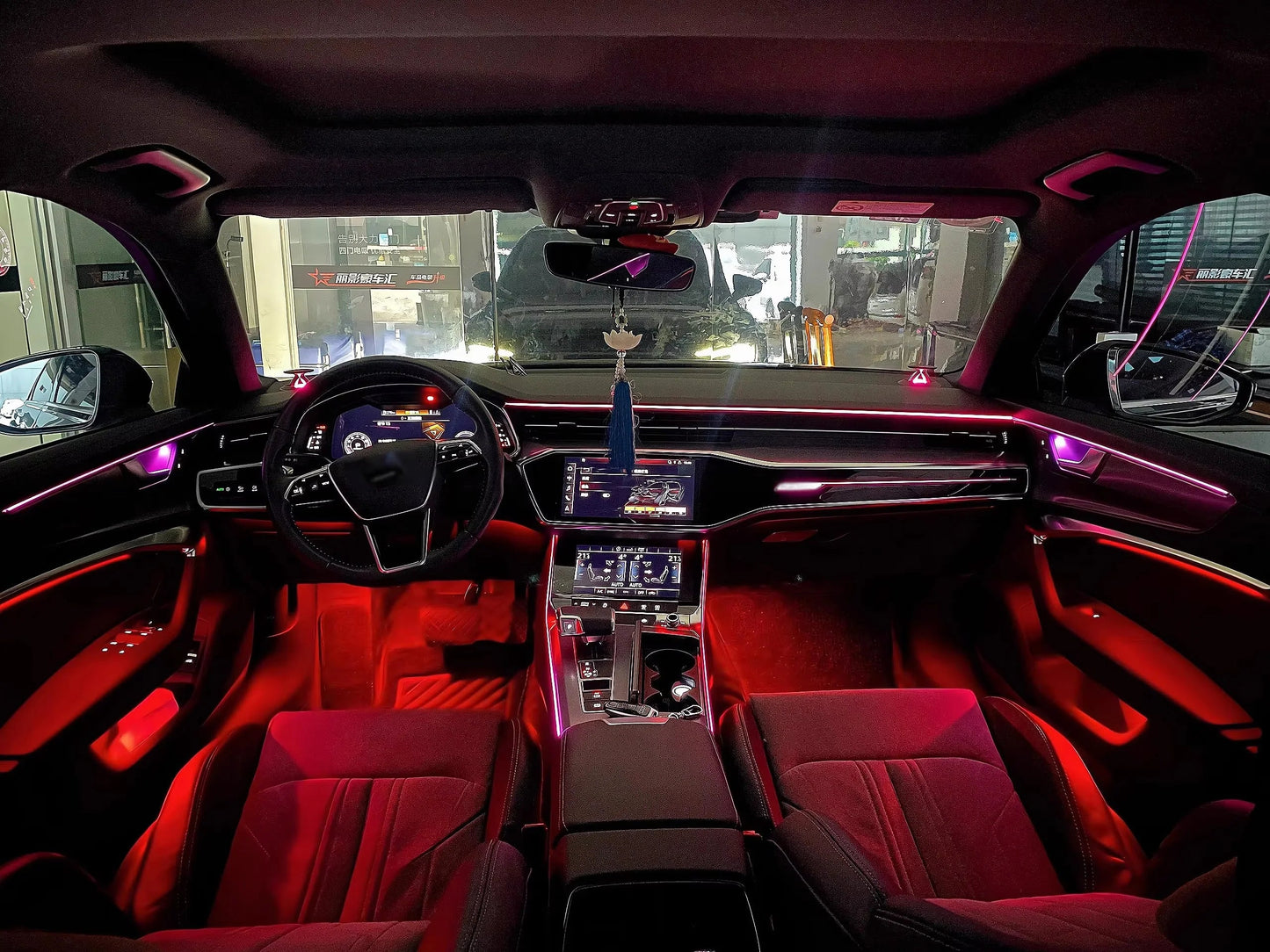 Audi A6 / A6L C8 Interior 64-Color Active Symphony Rainbow LED Ambient Light Kit 2019 - 2024