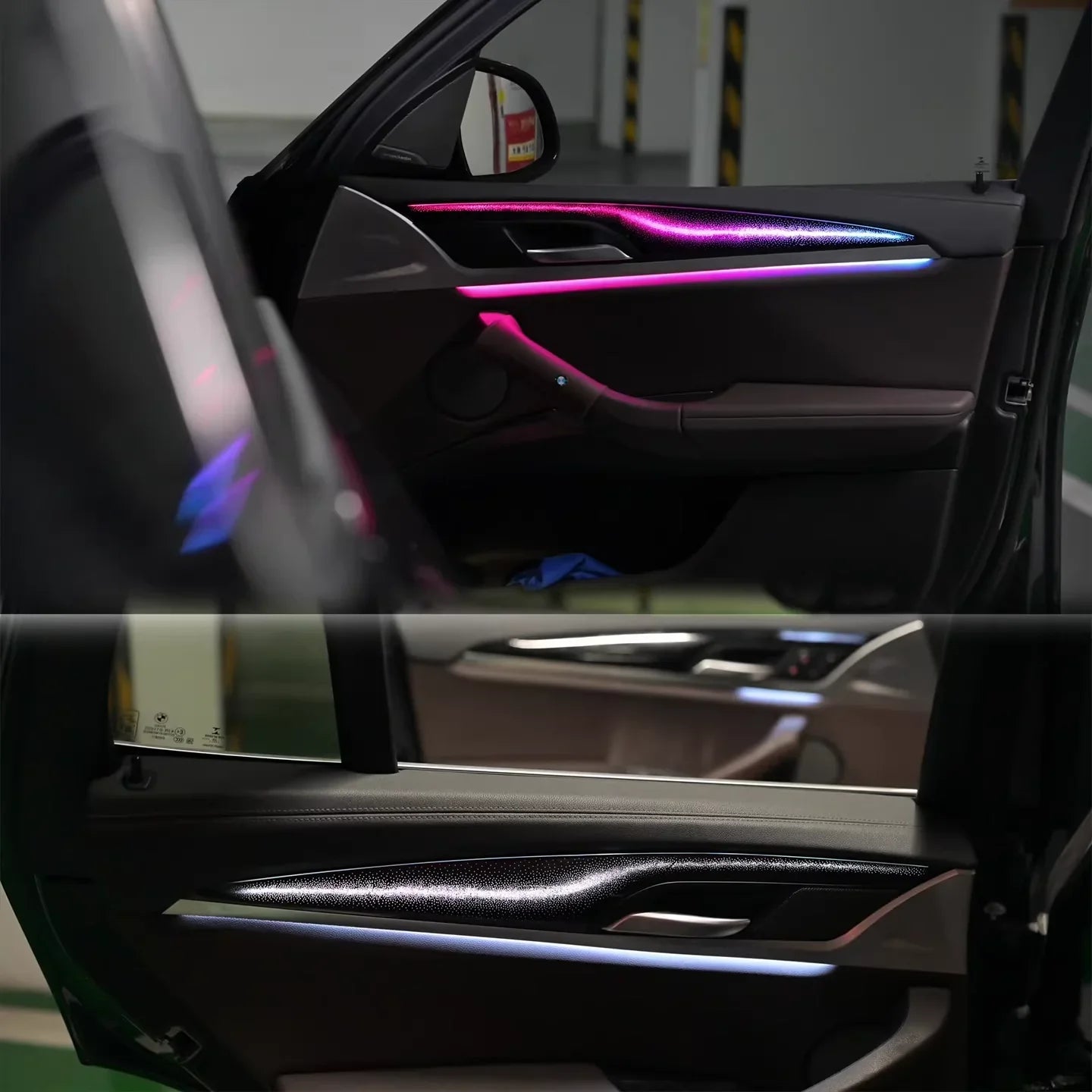 BMW X3 G01 / F97 / X4 G02 / F98 SUV Interior 64-Color LED Ambient Light Kit 2018 - 2024