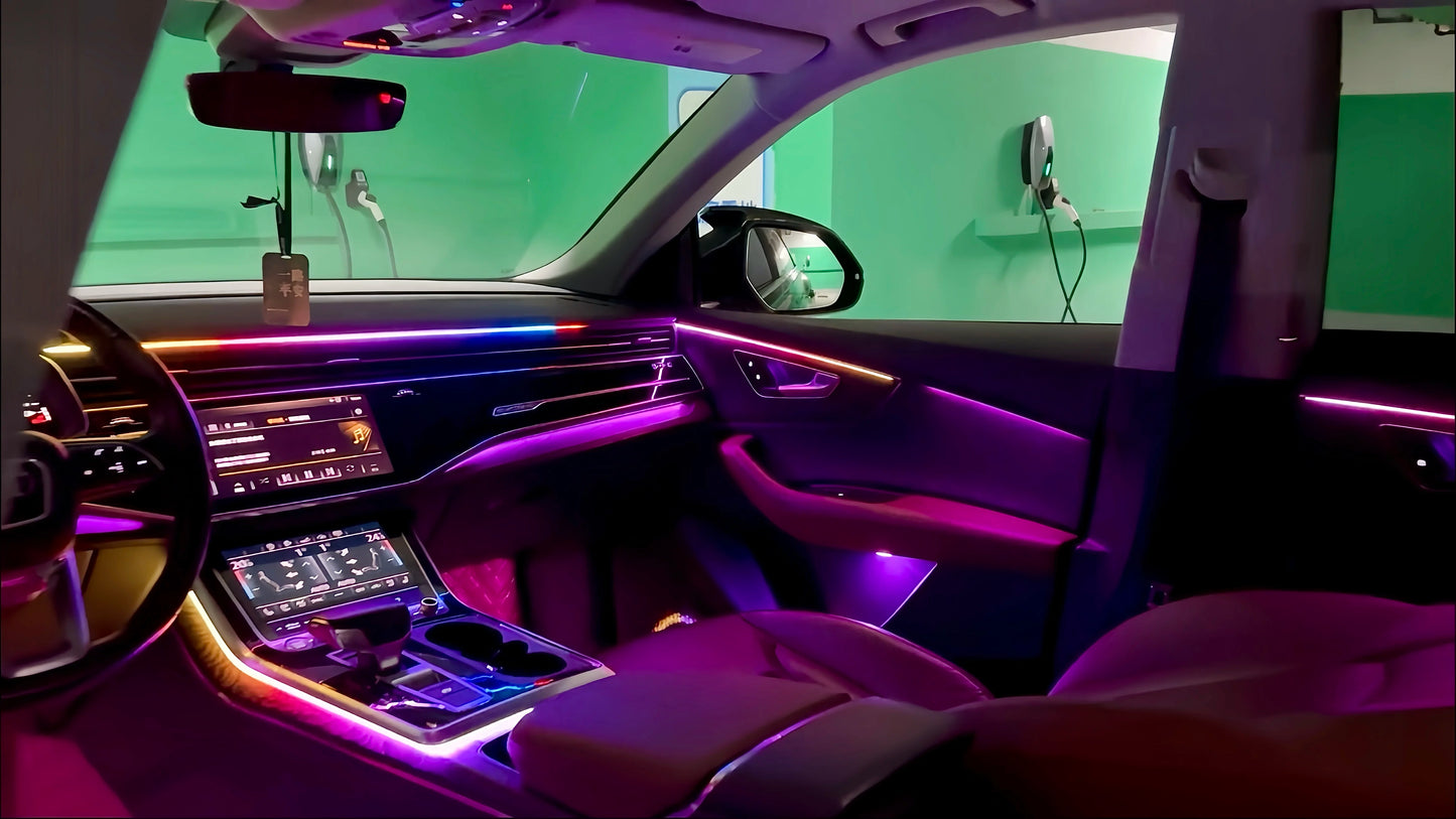 Audi Q8 Interior 64-Color Symphony Active LED Ambient Light Kit 2018 - 2024